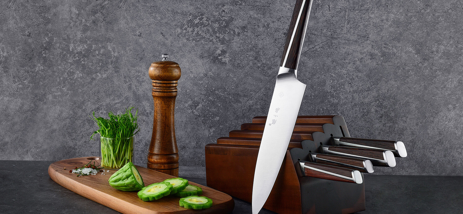 FINDKING Dynasty Series 4PCS Kitchen Knife Set  