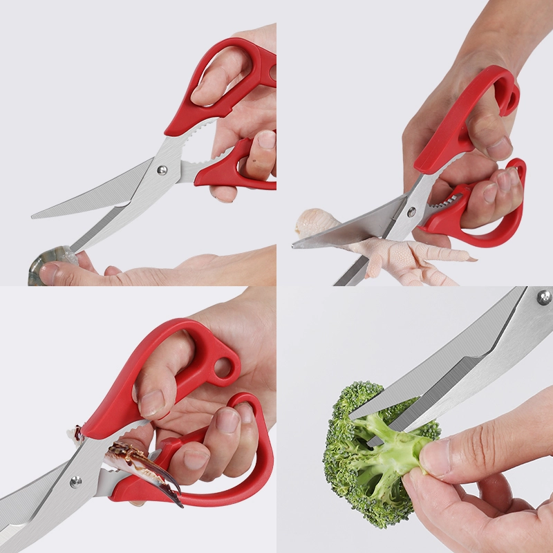 Multi-Function Kitchen Scissors with Cover Cutting Shears - China