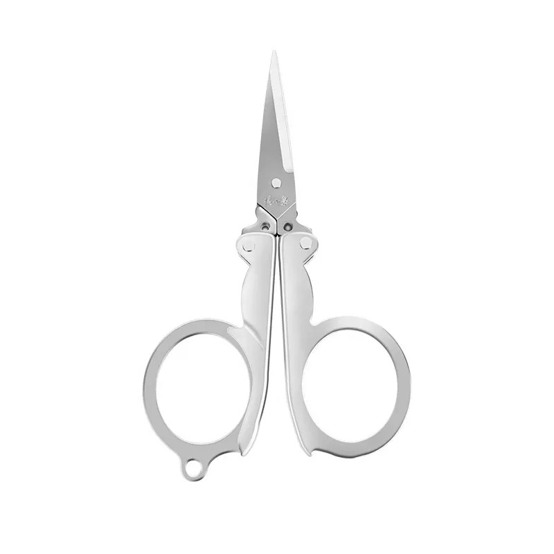 1 Stainless Steel Mini Folding Pocket Scissors, Sewing Scissors